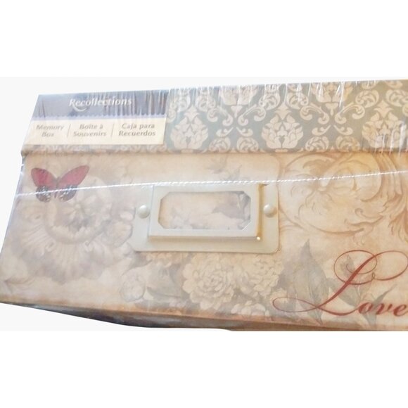 Recollections Faith Hope Love Memory Box Photo Storage CD DVD Paula Scaletta New - Picture 5 of 11